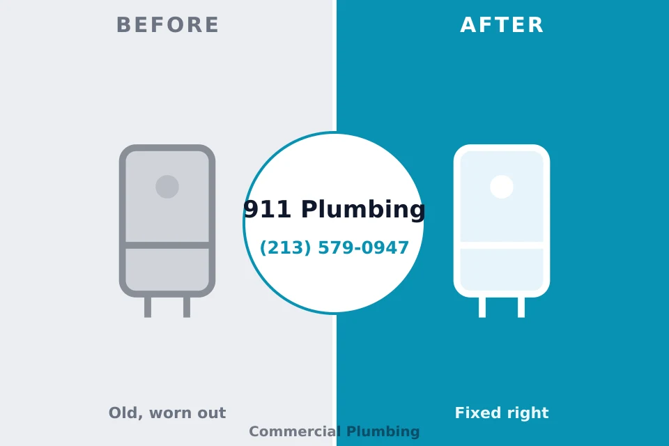 Before and after: plumbing repair Stephens, AR